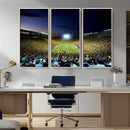 University of Michigan Wolverines Football Team Print - Ann by MyGreatCanvas | Canvas Wall Art Prints | Photo Prints & Wall Decor