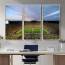 Michigan Stadium Wall Art Canvas Print, Vibrant Game Day by MyGreatCanvas | Canvas Wall Art Prints | Photo Prints & Wall Decor