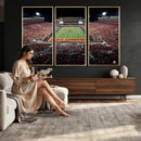Boone Pickens Stadium Wall Art Oklahoma State Cowboys Print