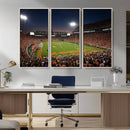 Clemson University Tigers Art Print, Football Team Print -