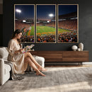 Clemson University Tigers Art Print, Football Team Print -