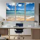 Sea View From the Beach Canvas Print
