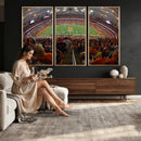 Syracuse University Orange Football Canvas Print, Football