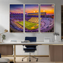 The Louisiana State University Tigers Football Team Print - by MyGreatCanvas | Canvas Wall Art Prints | Photo Prints & Wall Decor