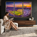 The Louisiana State University Tigers Football Team Print -