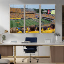 Puskar Stadium Canvas Print Wall Art - Morgantown Print -