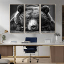 Resting Grizzly 399 Bear Canvas Print | Ready to Hang Wall
