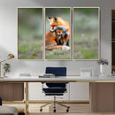 Heartwarming Fox and Baby Cub Wall Art | Ready to Hang