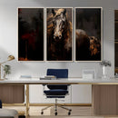 Abstract Black Horse Canvas Print for Farmhouse Wall Art | by MyGreatCanvas | Canvas Wall Art Prints | Photo Prints & Wall Decor