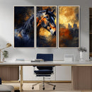 Abstract Horse Art Print - Abstract Canvas Wall Art | by MyGreatCanvas | Canvas Wall Art Prints | Photo Prints & Wall Decor