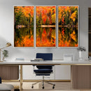 Forest Reflection Art | Autumn Forest Reflection Wall Art | by MyGreatCanvas | Canvas Wall Art Prints | Photo Prints & Wall Decor