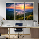 Majestic Mountain Sunrise Print | Landscape Wall Art | by MyGreatCanvas | Canvas Wall Art Prints | Photo Prints & Wall Decor