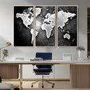 World Map Wall Art Canvas Print – Framed Wall Art for by MyGreatCanvas | Canvas Wall Art Prints | Photo Prints & Wall Decor