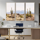 Desert Cactus Canvas Wall Art – Serene Southwestern Arizona by MyGreatCanvas | Canvas Wall Art Prints | Photo Prints & Wall Decor