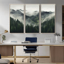 Misty Forest Canvas Print Wall Art Premium Canvas Print a