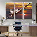 Old War Plane Wall Art Canvas Print by MyGreatCanvas | Canvas Wall Art Prints | Photo Prints & Wall Decor