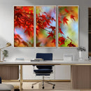 Red Leaves Autumn Forest Wall Art Canvas, Red Leaves Autumn by MyGreatCanvas | Canvas Wall Art Prints | Photo Prints & Wall Decor