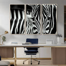 Zebra Wall Art – Zebra Close Up Wall Art – Framed Black by MyGreatCanvas | Canvas Wall Art Prints | Photo Prints & Wall Decor