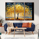 Golden Tree Wall Art – Framed Autumn Leaves Canvas Artwork, by MyGreatCanvas | Canvas Wall Art Prints | Photo Prints & Wall Decor