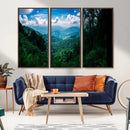 Tropical Jungle Wall Art Canvas Print – Framed Lush Valley by MyGreatCanvas | Canvas Wall Art Prints | Photo Prints & Wall Decor