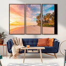 Tropical Beach Wall Art Canvas Print – Framed Palm Trees by MyGreatCanvas | Canvas Wall Art Prints | Photo Prints & Wall Decor