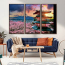 Mount Fuji Cherry Blossom Wall Art Canvas Print – Framed by MyGreatCanvas | Canvas Wall Art Prints | Photo Prints & Wall Decor