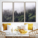 Misty Forest Wall Art Canvas Print – Foggy Pines Pine Valley by MyGreatCanvas | Canvas Wall Art Prints | Photo Prints & Wall Decor
