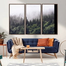 Misty Forest Wall Art Canvas Print, Serene Foggy Pines and by MyGreatCanvas | Canvas Wall Art Prints | Photo Prints & Wall Decor
