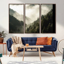 Misty Valley Wall Art: Foggy Forest Canvas Print by MyGreatCanvas | Canvas Wall Art Prints | Photo Prints & Wall Decor