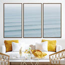 Ocean Waves Wall Art Canvas Print – Framed Solo Surfer Wave