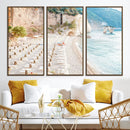 Beach Wall Art Canvas Print – Framed Coastal Seascape Summer
