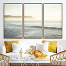 Coastal Cliffs Wall Art Canvas Print – Misty Ocean Seascape