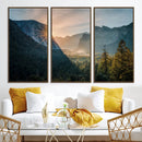 Yosemite Valley Wall Art Canvas Print – Framed Mountain