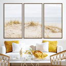 Beach Dunes Wall Art Canvas Print – Framed Serene Coastal by MyGreatCanvas | Canvas Wall Art Prints | Photo Prints & Wall Decor