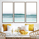 Surfing Wall Art Canvas Print – Framed Ocean Waves