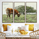 Texas Longhorn Wall Art Canvas Print – Rustic Western Ranch by MyGreatCanvas | Canvas Wall Art Prints | Photo Prints & Wall Decor