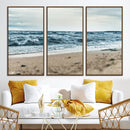 Ocean Wall Art Canvas Print – Moody Coastal Seascape Scene