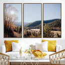 Rustic Landscape Wall Art Canvas Print – Serene Valley Scene