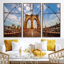 Brooklyn Bridge Manhattan Wall Art Canvas Print by MyGreatCanvas | Canvas Wall Art Prints | Photo Prints & Wall Decor