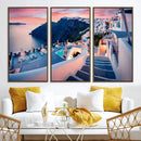 Greece Santorini Wall Art Landscape Canvas Print