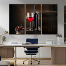 Red Wine and Bottle Canvas Print