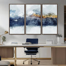 Abstract Mountain Range Art Canvas Print | 3 Panel by MyGreatCanvas | Canvas Wall Art Prints | Photo Prints & Wall Decor