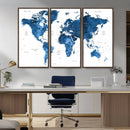 World Map Canvas Print – Framed Detailed Map of the World by MyGreatCanvas | Canvas Wall Art Prints | Photo Prints & Wall Decor