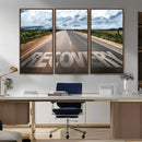 Recovery Road Wall Art Canvas Print