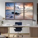 Serene Weather On The Beach Wall Art Canvas Print by MyGreatCanvas | Canvas Wall Art Prints | Photo Prints & Wall Decor