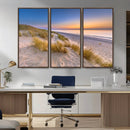 Sunrise On The Beach Wall Art Canvas Print