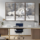 The White Horses Wall Art, Framed White Horses Wall Art