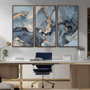Multipanel Marble Fluid Effect Wall Art Abstract Canvas Wall