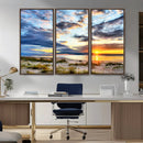 Sunset On The Ocean Wall Art Canvas Print by MyGreatCanvas | Canvas Wall Art Prints | Photo Prints & Wall Decor