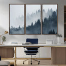 Foggy Pine Forest Wall Art Canvas Print by MyGreatCanvas | Canvas Wall Art Prints | Photo Prints & Wall Decor